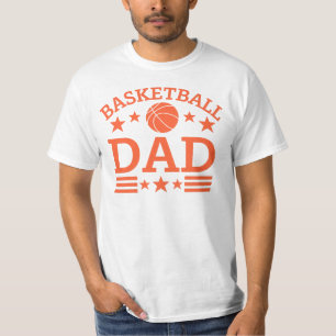 Basketball Dad player White T-Shirt
