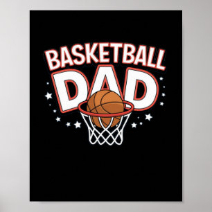 Basketball Dad Premium  Poster