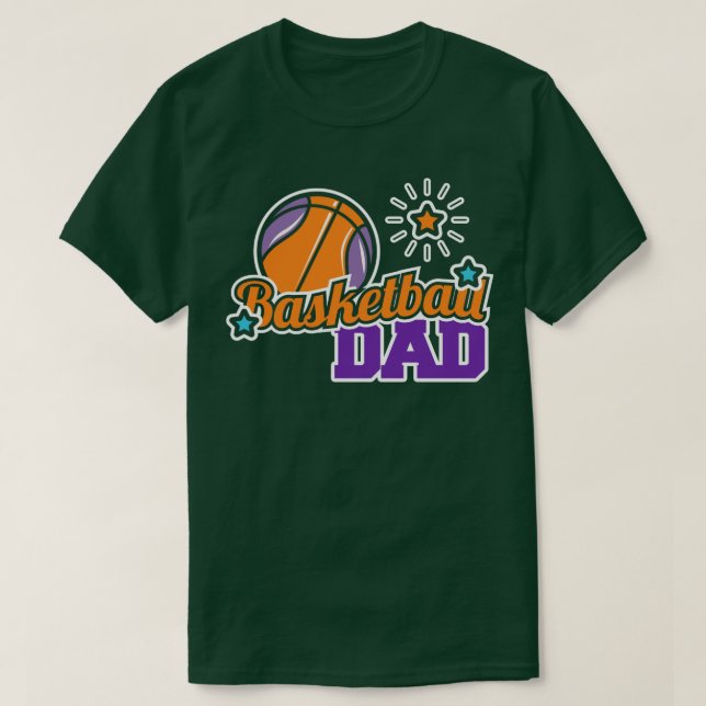 Basketball Dad T-Shirt (Design Front)
