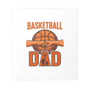 Basketball Dad Vintage Engraving Shirt Design_1 Notepad