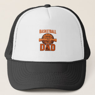 Basketball Dad Vintage Engraving Shirt Design_1 Trucker Hat