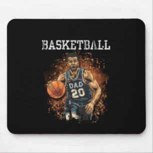 Basketball Dad Vintage Mouse Pad