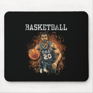Basketball Dad Vintage Mouse Pad