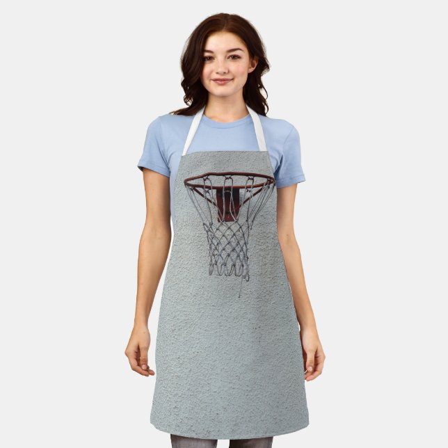 Basketball Design Apron (Worn)