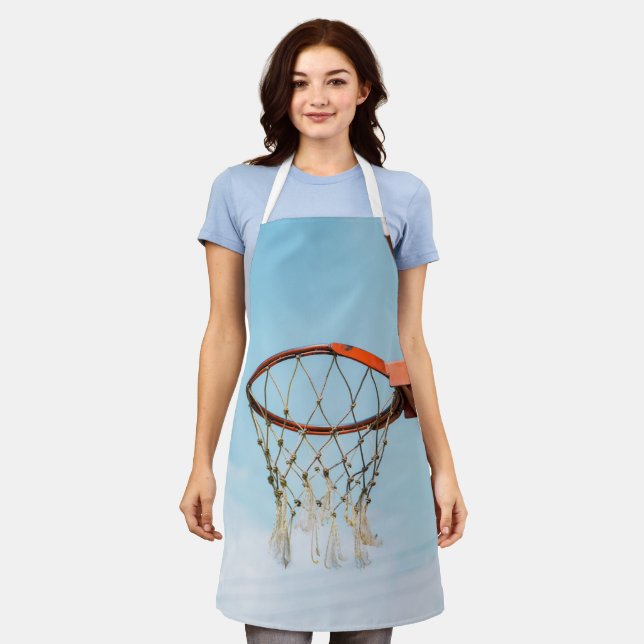 Basketball Design Apron (Worn)