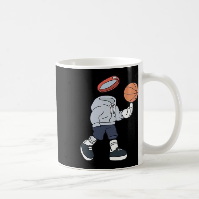 Basketball Design Basketball  Coffee Mug (Right)