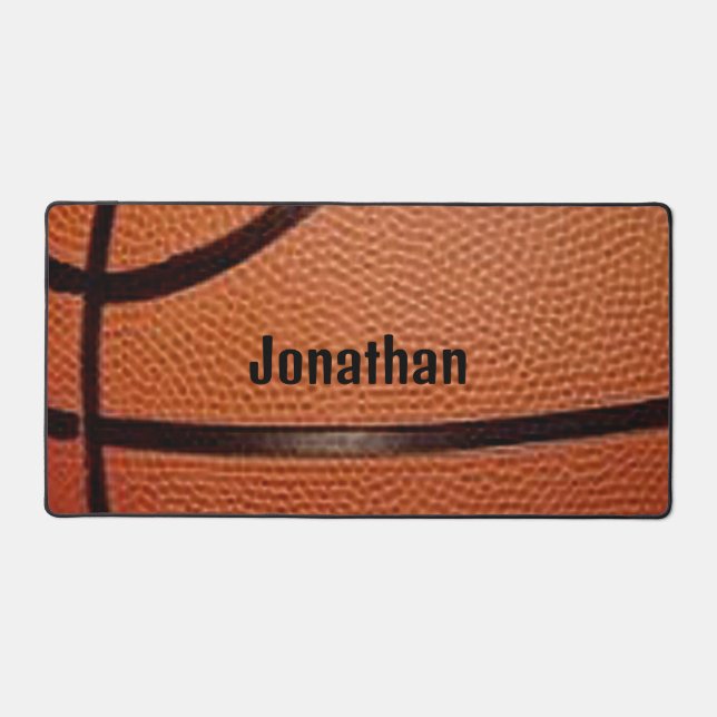 Basketball Design Desk Mat (Front)