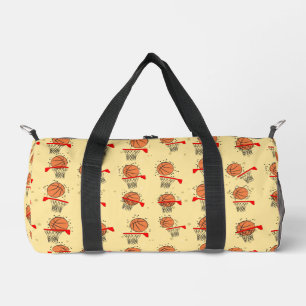 Basketball Design Duffle Bag