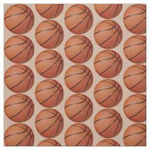Basketball Design Fabric