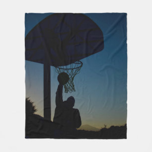 Basketball Design Fleece Blanket