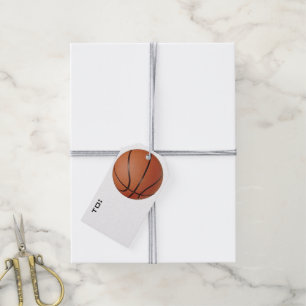 Basketball Design Gift Tag