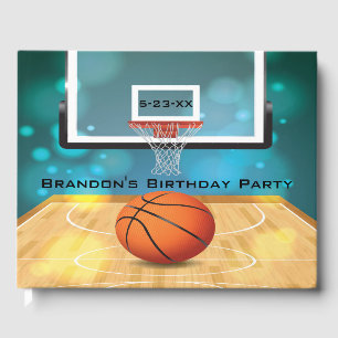 Basketball Design Guest Book