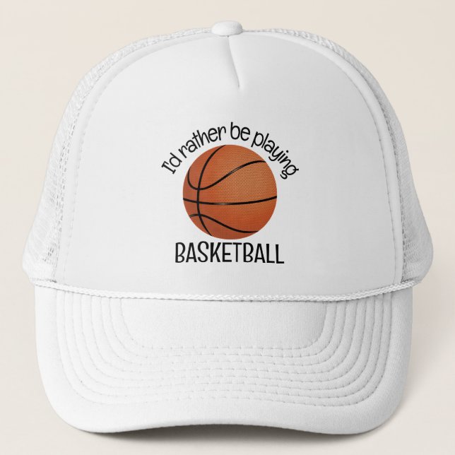 Basketball Design Hat (Front)