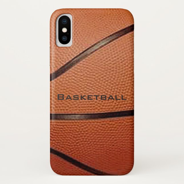 Basketball Design iPhone X Case (Back)