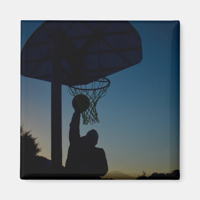 Basketball Design Magnet (Front)