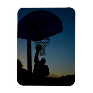 Basketball Design Magnet