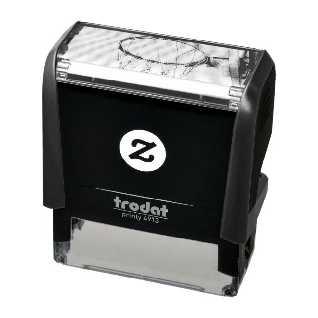 Basketball Design Self-inking Stamp (Product)