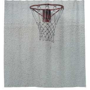 Basketball Design Shower Curtain