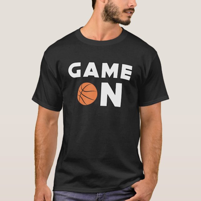 Basketball Design T-Shirt (Front)