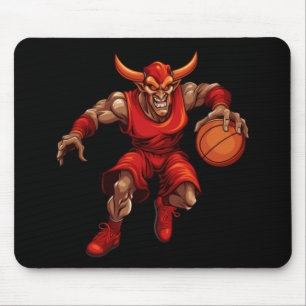 Basketball Devil Mouse Pad