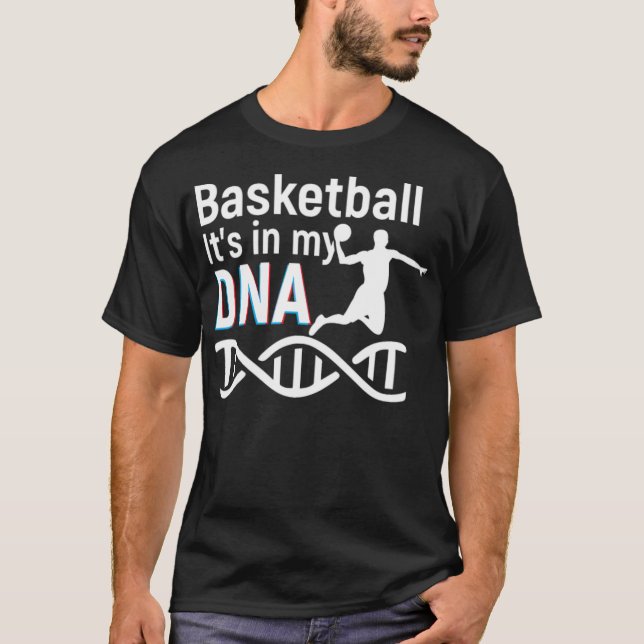 Basketball DNA ankle breaker gift slam dunk  T-Shirt (Front)