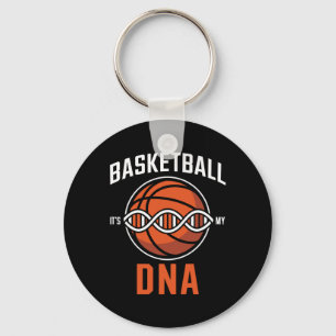 Basketball Dna - Pion Runs In My Blood Key Ring