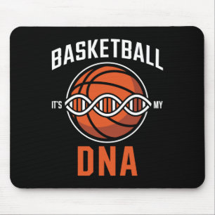 Basketball Dna - Pion Runs In My Blood Mouse Pad