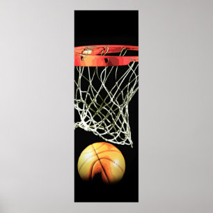 Basketball Door Poster Unique Modern Sport Artwork
