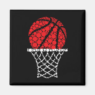 Basketball Dots Happy Dot Day For Kids Man Woman Magnet