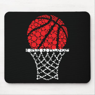 Basketball Dots Happy Dot Day For Kids Man Woman Mouse Pad