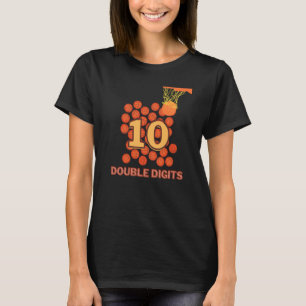 Basketball Double Digits Birthday Boy or Girl Spor T-Shirt
