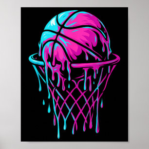 Basketball Drip For Boys Youth Girls Kids Poster