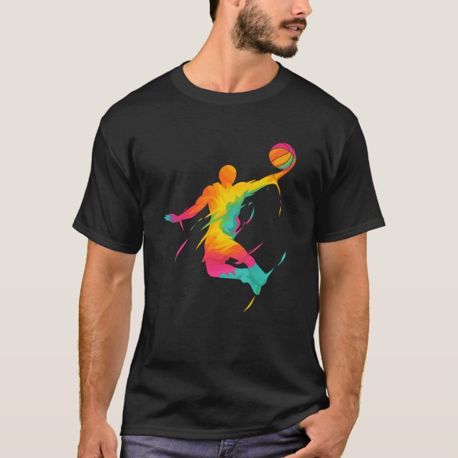 Basketball Dunk T-Shirt (Front)