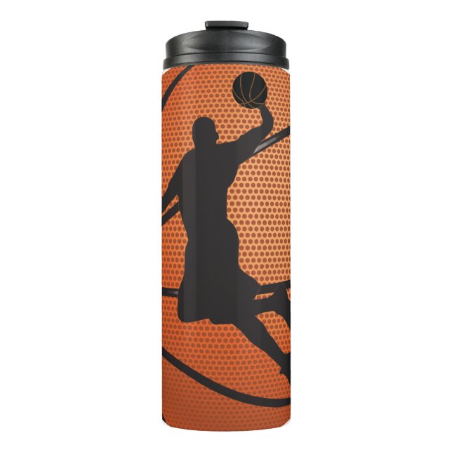 Basketball dunk thermal tumbler (Front)