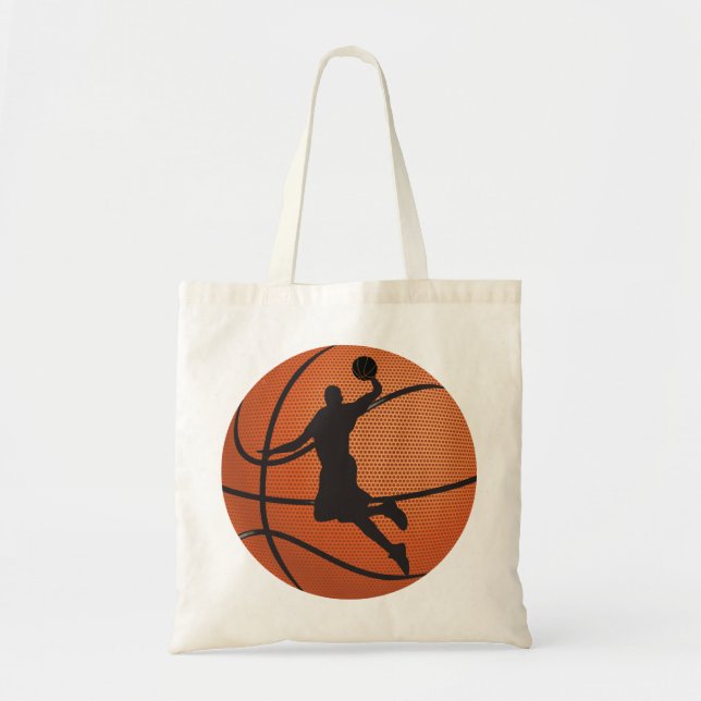 Basketball dunk tote bag (Front)