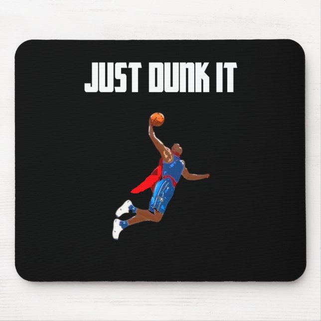 Basketball Dunking  Mouse Pad (Front)
