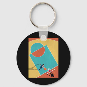 Basketball Dunks 1 Key Ring