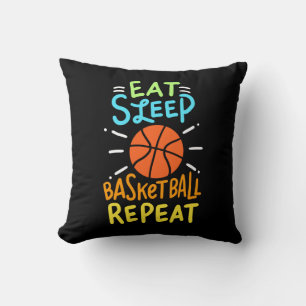 Basketball - Eat Sleep Basketball Repeat Cushion