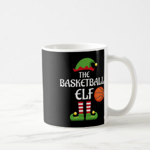 Basketball Elf Family Matching Group Christmas Spo Coffee Mug