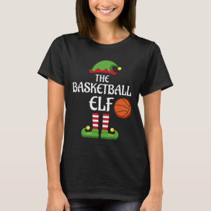 Basketball Elf Family Matching Group Christmas Spo T-Shirt