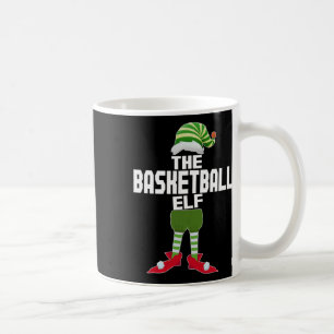 Basketball Elf Matching Family Group Christmas Par Coffee Mug