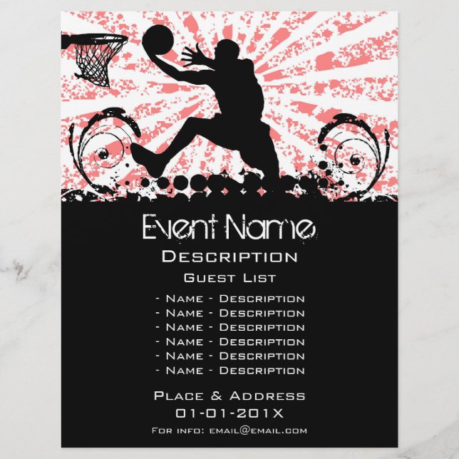 Basketball Event Promotion Flyer (Front)