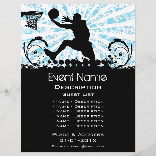Basketball Event Promotion Flyer (Front)