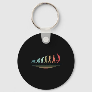 Basketball Evolution Basketball Player Coach Hoop Key Ring