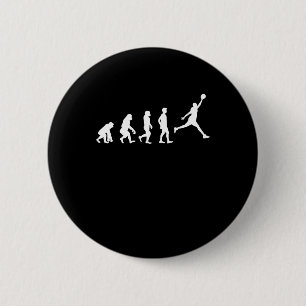 Basketball Evolution Champion Basketball Player 6 Cm Round Badge