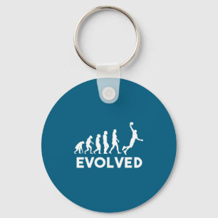 Basketball Evolution Men Women Boys Girls Kids Bak Key Ring