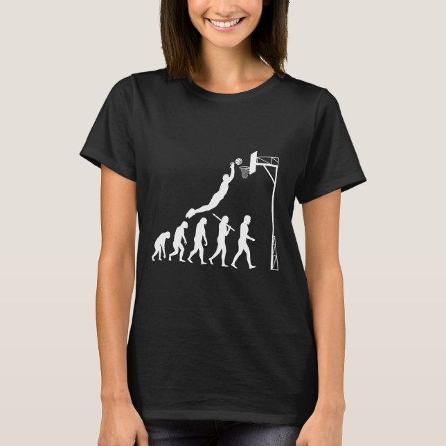 Basketball Evolution  T-Shirt (Front)