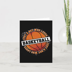 Basketball Fan Basketball Player Boys Sport Basket Card