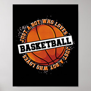 Basketball Fan Basketball Player Boys Sport Basket Poster