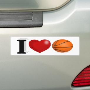 Basketball Fan Bumper Sticker